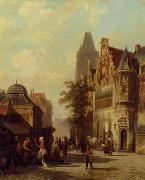 unknow artist European city landscape, street landsacpe, construction, frontstore, building and architecture. 276 oil painting picture wholesale